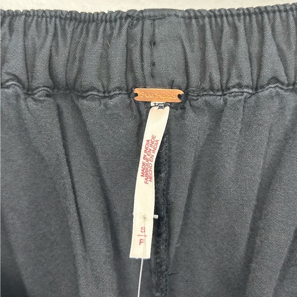 Women's Size S Free People Black Fisherman Style Loose-fitting Pants - Picture 6 of 14